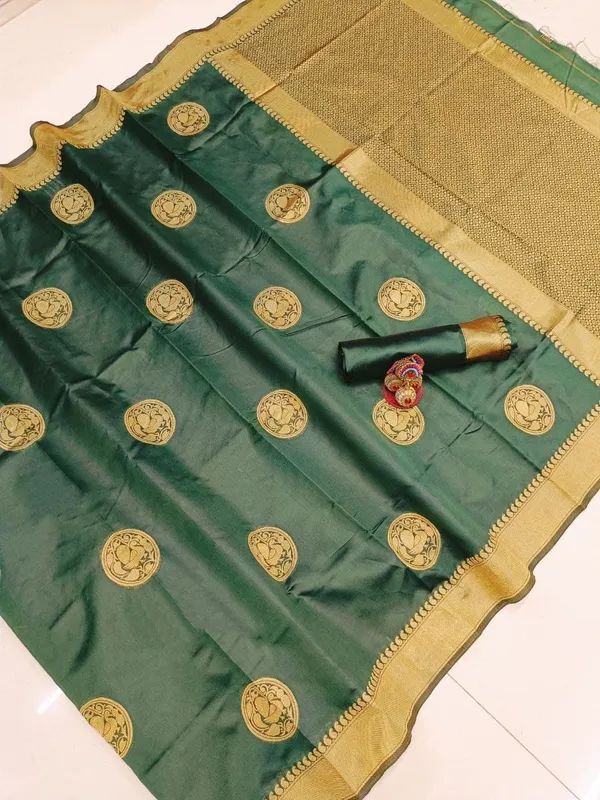 Green_Riddhi_creatrion_Embellished_Banarasi_Jacquard_Saree_(Green)